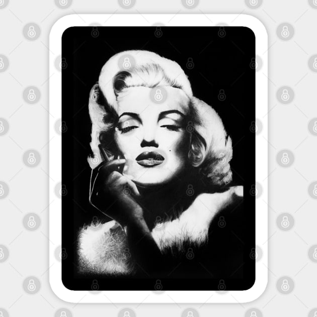 Marilyn Monroe pencil artwork Sticker by pencilartist